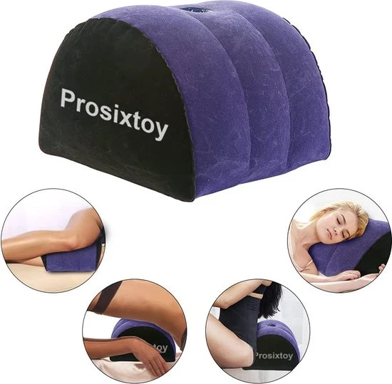 Beste deal 👍 Best2uNL Sex Kussen Lendenkussen Seksspeelgoed Met Gat Voor Paren Seks, Vrouwen, G-spot, Positiekussen, Multifunctioneel Opblaasbaar Kussen, Seksspeelgoed 🤩 - Afbeelding 4