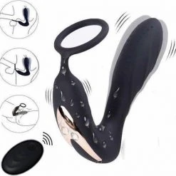 Begroting 😀 Blackdoor Collection Vibrerende Buttplug Met Cockring - Geheel Waterproof - Afstandsbediening 🎉
