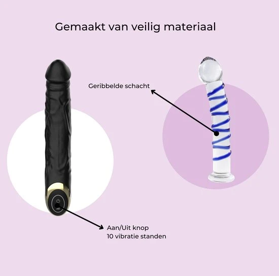 Flash-uitverkoop π I.N.N. Love Dildo - Vibrators - Glas Dildo - Seksspeeltjes - Clitoris En G Spot Stimulatie - Anaal Vibrator - Prostaat Vibrator Mannen - Vibrators Voor Vrouwen π€© - Afbeelding 6