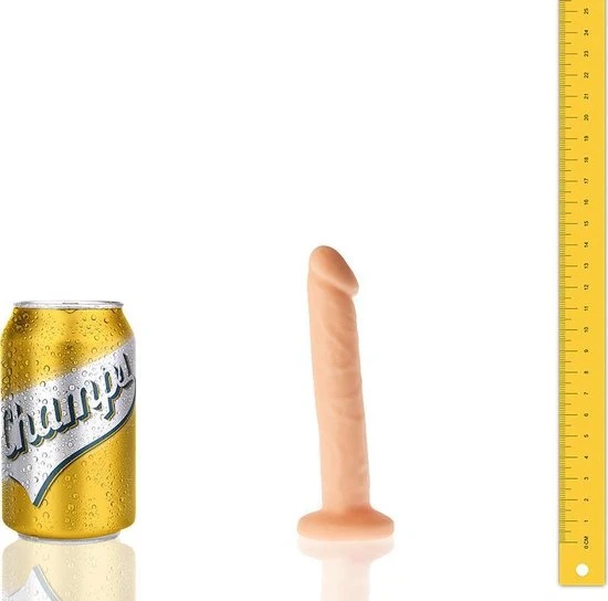 Uitgang π Champs - Punky Realistiche Dildo Met Zuignap - 14 Cm - Ook Voor Anaal Gebruik - Beige π