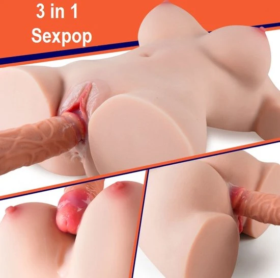Groothandel π BYER Sekspop Daisy - Masturbator - Pocket Pussy - Sex Toys Voor Mannen - Sex Lichaam - 7.6kg β - Afbeelding 6