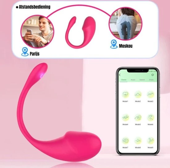 Korting ⭐ Thuys Afstand Bestuurbare Vibrator - 10 Tril Standen Bestuurbaar Via Telefoon App - Draadloze Bluetooth G Spot Dildo Vibrator Voor Vrouwen App Afstandsbediening Dragen Vibrerende - Speelgoed Voor Volwassenen - Sex Toy ❤️ - Afbeelding 7
