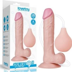 Goedkoopste 🌟 Lovetoy Squirt Extreme Dildo 23 Cm - Lichte Huidskleur ⌛