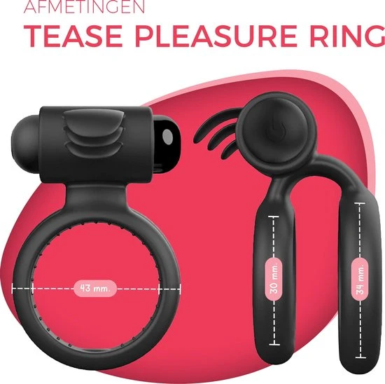 Top 10 𧨠Quick Relief Tease Pleasure Official Cockring - Penis Ring - Siliconen - Penis Ring - Seksspeeltje Voor Koppels - Siliconen - Sex Toys Voor Mannen - Cock Ring π - Afbeelding 3