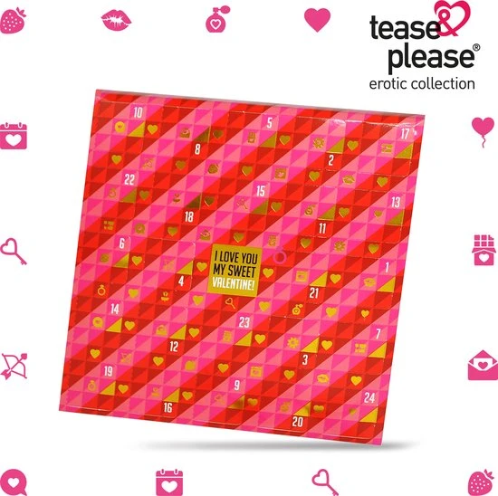 Beste Verkoop π Tease & Please Valentine Advent Calendar - Erotisch Bordspel π