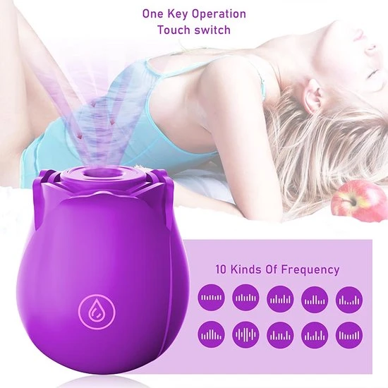 Coupon π Erodit Roos Luchtdruk Vibrator - Luxe Vibrator Paars Voor Vrouwen - Bef- Zuig - Clitoris -- 10 Zuig Vibratie Standen Black Friday Sex Speeltje, Sex Toys, Erotiek Voor Vrouwen. 𧨠- Afbeelding 9