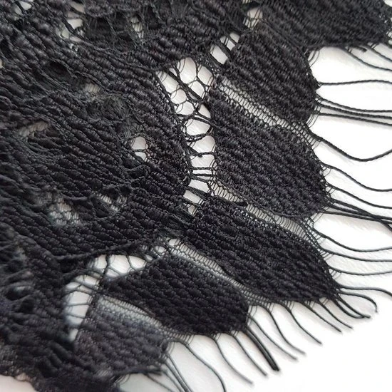 Kopen ❤️ Merkloos Zwarte Lange Nachtjurk Van Doorzichtig Kant | Maat 42 | Sexy Lingerie 🥰 - Afbeelding 8