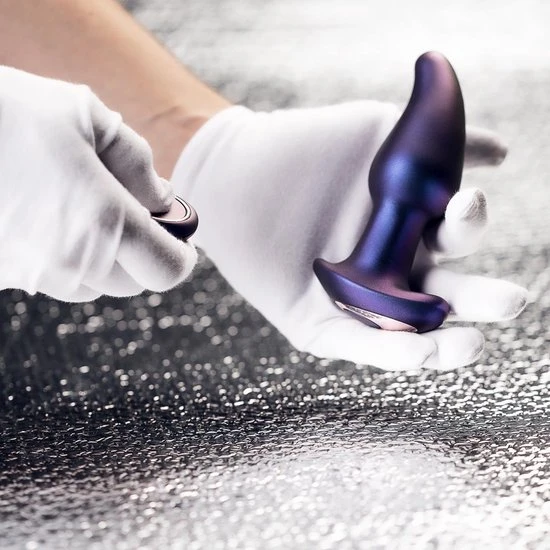 Hete verkoop ⌛ Hueman Asteroid Rimmende Anaal Plug – Rimmende Buttplug Met Roterende Kralen En Afstandsbediening – Sex Toys Voor Mannen Voor Prostaat Stimulatie - Paars 💯 - Afbeelding 8