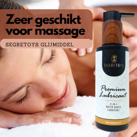 Beste deal π Segretoys 2-in-1 Massage Glijmiddel Op Waterbasis Siliconen Eigenschappen Hydrateert En Verzorgd - 150ml π - Afbeelding 3
