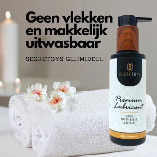 Beste deal π Segretoys 2-in-1 Massage Glijmiddel Op Waterbasis Siliconen Eigenschappen Hydrateert En Verzorgd - 150ml π - Afbeelding 4