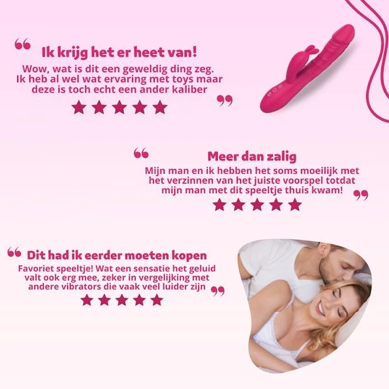 Beste Pirce π₯° Merkloos Pulsing Rabbit Tarzan Vibrator - Met Stotende Werking - Vibrators Voor Vrouwen - Fluisterstil & Huidvriendelijk π - Afbeelding 7