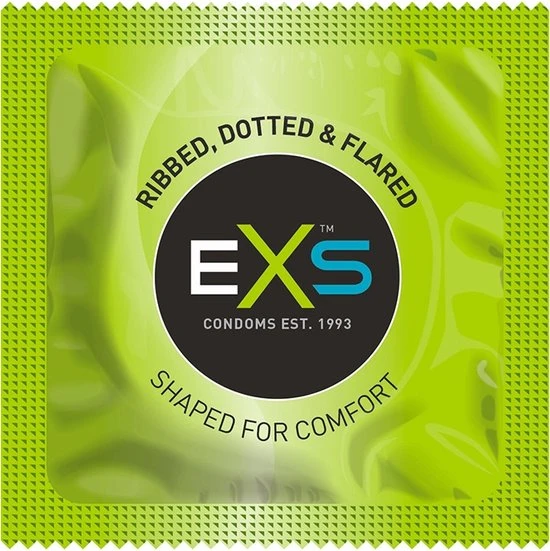 Hete verkoop ???? EXS Condooms Exs Ribbet & Dotted Condooms – Condooms Met Ribbel En Nopjes – 100 Stuks ???? 2 Hete verkoop ???? EXS Condooms Exs Ribbet & Dotted Condooms – Condooms Met Ribbel En Nopjes – 100 Stuks ???? - Afbeelding 2