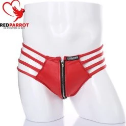 Coupon 🔥 Merkloos Erotische Onderbroek Met Rits | Leren Onderbroek | Ondergoed | Boxershort | Leer | Lingerie Voor Mannen | SM Broekje | BDSM | Zeer Hoge Kwaliteit ⭐