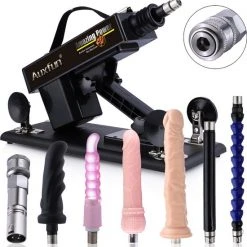 Promo ✨ Auxfun Basic Sexmachine - Pakket Mateo Met Dildo S En Accessoires 🎉