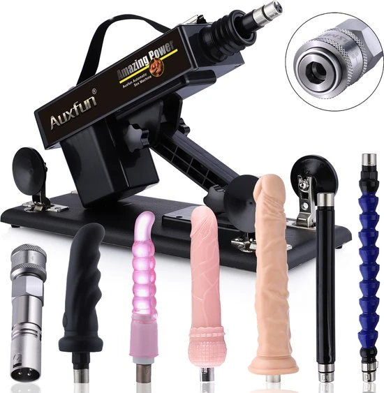 Promo β¨ Auxfun Basic Sexmachine - Pakket Mateo Met Dildo S En Accessoires π