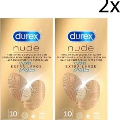 Beste deal 😍 Durex Condooms Nude XL 10 Stuks X2 🎁