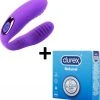 Flash-uitverkoop 🛒 Durex Classic Natural Condooms & DB Koppel Vibrator Voordeel Set 🛒