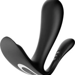 Hete verkoop 🛒 Satisfyer Draagbare Vibrator Met Anaal Stimulator TOP SECRET PLUS - Zwart ✨