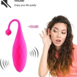 Beste Verkoop 🔔 Booi Vibrerend Ei - Met App Control - Vibrator Voor Vrouwen - Dildo Vibrator Voor Koppels - Roze Of Zwart ✔️