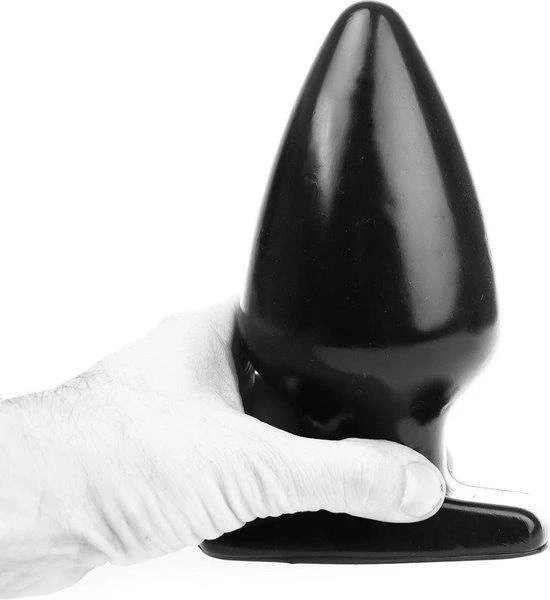 Nieuw β I Love Butt I ♥ Butt Dikke Buttplug - L - Zwart π - Afbeelding 9