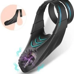 Groothandel 😍 Belgian Beauty Platform Oplaadbare Cockring Met Perineumstimulatie En 10 Vibratie Standen - Penisring 🥰