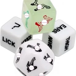 Begroting 👍 TN Erotische Dobbelstenen 4stuks - Sexspel Voor Koppels - Bachelor Gift - Vrijgellenfeest - Glow In The Dark - Sex Standjes - Fun Sex Dobbelstenen ❤️