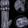 Groothandel 🧨 LOUZIR Herbruikbare Siliconen Condoom- Extension Sleeve Penis- Rekbaar Transparant 🤩