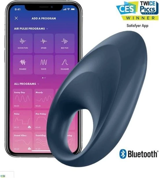 Goedkoop 🤩 Satisfyer Mighty One Cockring App Controlled ⌛ - Afbeelding 22
