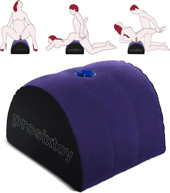 Beste deal 👍 Best2uNL Sex Kussen Lendenkussen Seksspeelgoed Met Gat Voor Paren Seks, Vrouwen, G-spot, Positiekussen, Multifunctioneel Opblaasbaar Kussen, Seksspeelgoed 🤩