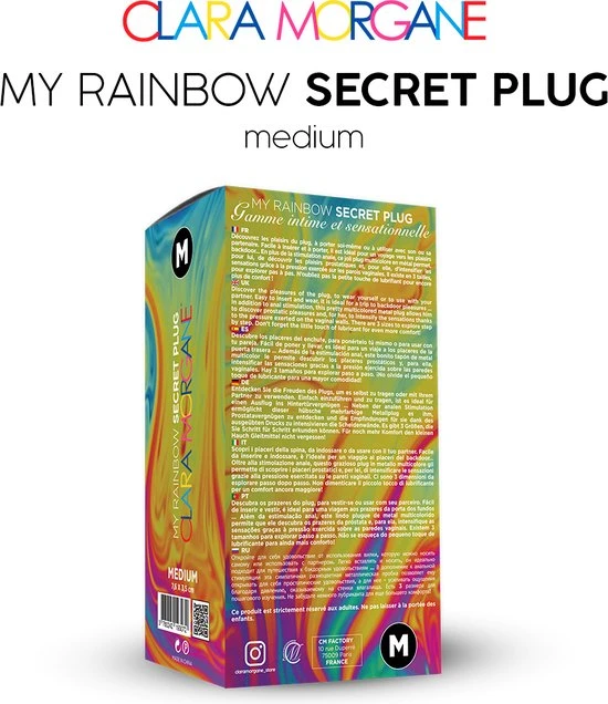 Kopen βοΈ Clara Morgane - My Little RAINBOW Secret Plug MEDIUM π - Afbeelding 4