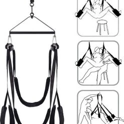 Uitgang ✔️ Belgian Beauty Platform Luxe Sex Swing Set - Seksschommel Met Metalen Ophangsysteem -Sex Schommel 🛒