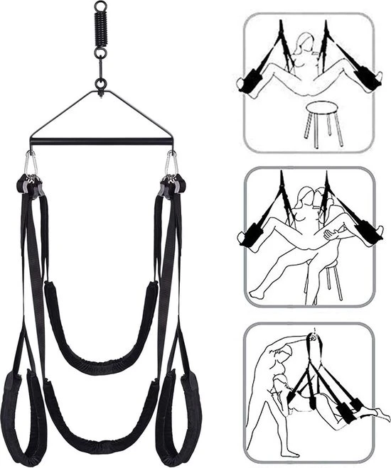 Uitgang βοΈ Belgian Beauty Platform Luxe Sex Swing Set - Seksschommel Met Metalen Ophangsysteem -Sex Schommel π
