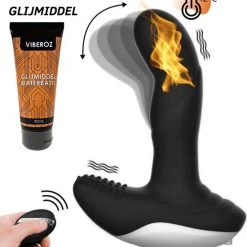 Korting 🛒 Viberoz® Milker – Prostaat & G-Spot Vibrator – Clitoris & Perineum Stimulator – Sex Toys Voor Mannen & Vrouwen – Koppels – Oplaadbaar - Zwart ✨