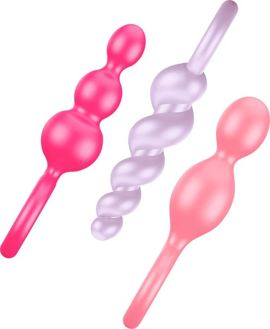 Goedkoopste ✔️ Satisfyer - Booty Call - Anale Kralen - 3 Stuks - Roze - Perzik - Lila 🔔 - Afbeelding 19