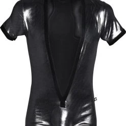 Beste Verkoop 😉 Andrew Christian Epic Bodysuit - Maat XS - Zilver - Sexy Heren Outfit 🥰