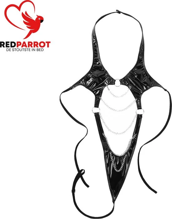 Gloednieuw π Merkloos Latex Lingerie Met Kettingen Pro Line | Sexy Kleding | SM | Erotische Bondage Kleding | BDSM | Hoge Kwaliteit βοΈ - Afbeelding 3