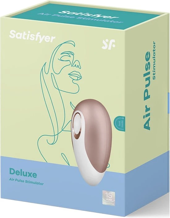 Beste Verkoop 🛒 Satisfyer Deluxe - Luchtdruk Vibrator - Brons ✨ - Afbeelding 3
