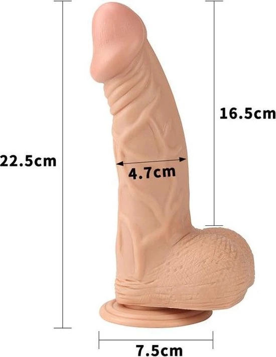 Top 10 😀 LoveToy Real Extreme 9" Realistische Dildo 🥰 - Afbeelding 15