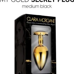 Uitgang ✨ Clara Morgane - My GOLD Secret Plug MEDIUM BLACK 😉
