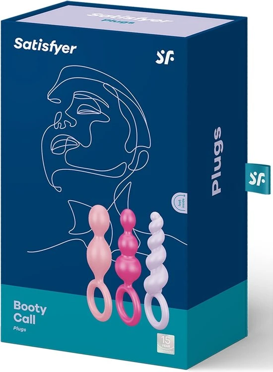 Goedkoopste ✔️ Satisfyer - Booty Call - Anale Kralen - 3 Stuks - Roze - Perzik - Lila 🔔 - Afbeelding 3